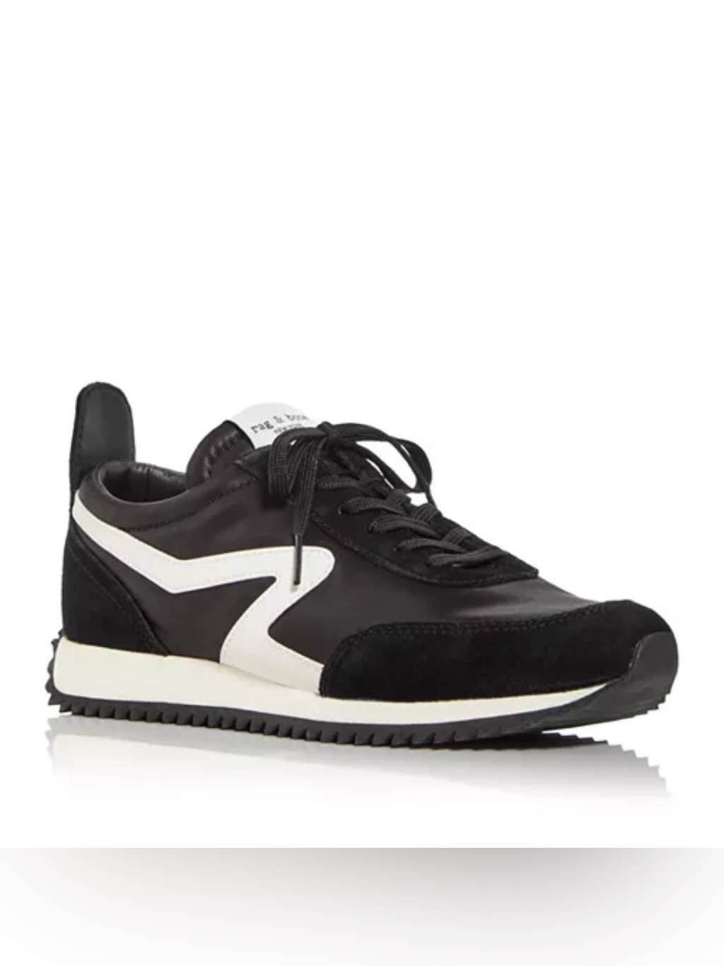 Rag & Bone Retro Runner. Nwt. Original Box. Not Worn. Black &. White. Sleek